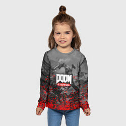 Лонгслив детский DOOM, цвет: 3D-принт — фото 2