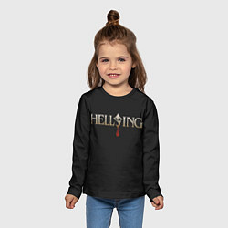 Лонгслив детский Hellsing, цвет: 3D-принт — фото 2