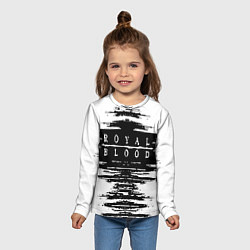 Лонгслив детский Royal blood, цвет: 3D-принт — фото 2