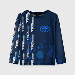 Лонгслив детский Toyota - Paint Pattern on left, цвет: 3D-принт