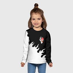 Лонгслив детский BLEACH FIRE БЛИЧ ОГОНЬ, цвет: 3D-принт — фото 2