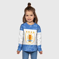 Лонгслив детский Сборная Уругвая, цвет: 3D-принт — фото 2