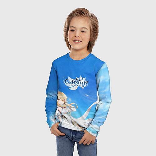 Детский лонгслив Genshin Impact Lumine / 3D-принт – фото 3