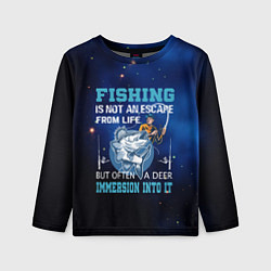 Детский лонгслив FISHING PLANET Рыбалка