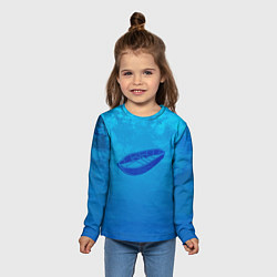 Лонгслив детский Одинокая Лодка, цвет: 3D-принт — фото 2