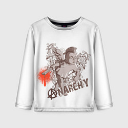 Лонгслив детский АНГЕЛ АНАРХИИ, цвет: 3D-принт