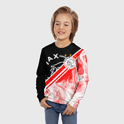Лонгслив детский FC AJAX AMSTERDAM ФК АЯКС, цвет: 3D-принт — фото 2