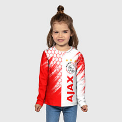Лонгслив детский FC AJAX AMSTERDAM ФК АЯКС, цвет: 3D-принт — фото 2