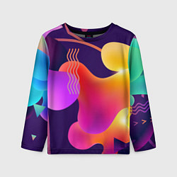 Лонгслив детский Rainbow T-Shirt, цвет: 3D-принт