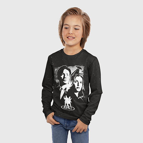 Детский лонгслив Fox and Dana / 3D-принт – фото 3