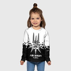 Лонгслив детский YoRHa, Nier: Automata, цвет: 3D-принт — фото 2