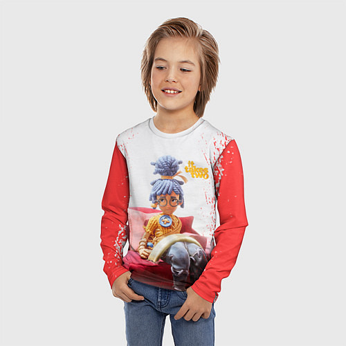 Детский лонгслив It takes two mini logo / 3D-принт – фото 3