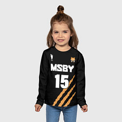 Лонгслив детский 15 MSBY BLACK JACKALS, цвет: 3D-принт — фото 2