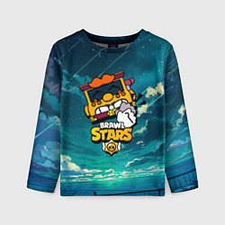 Лонгслив детский Грифф Griff Brawl Stars, цвет: 3D-принт