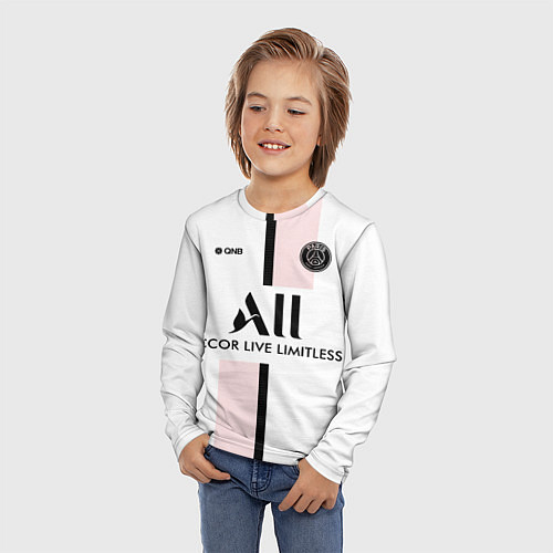 Детский лонгслив PSG Cup Away Vapor Match Shirt New 202223 / 3D-принт – фото 3