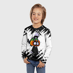 Лонгслив детский Скид и Памп FNF, цвет: 3D-принт — фото 2