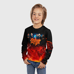 Лонгслив детский Ария в огне, цвет: 3D-принт — фото 2