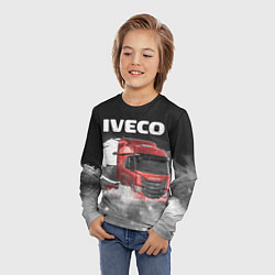 Лонгслив детский Iveco truck, цвет: 3D-принт — фото 2