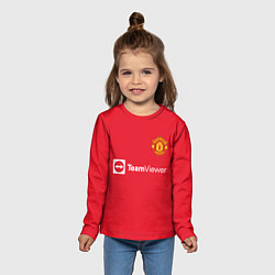 Лонгслив детский Роналду Манчестер Юнайтед, цвет: 3D-принт — фото 2