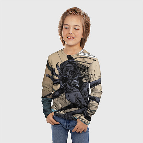 Детский лонгслив Мерико Чан / 3D-принт – фото 3