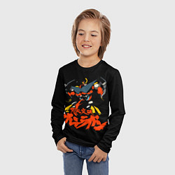Лонгслив детский Гуррен-Лаганн, цвет: 3D-принт — фото 2