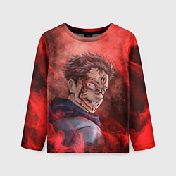 Лонгслив детский Itadori Yuji Магическая битва, цвет: 3D-принт