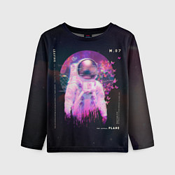 Лонгслив детский Vaporwave Astral Astronaut Collage, цвет: 3D-принт