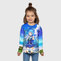 Лонгслив детский AquаKaraoke, цвет: 3D-принт — фото 2