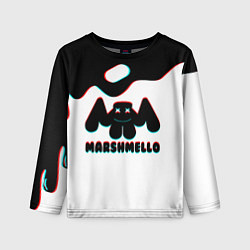 Лонгслив детский MARSHMELLO MELT: МАРШМЕЛЛО, цвет: 3D-принт