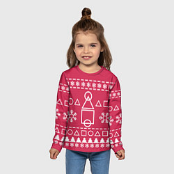 Лонгслив детский Новогодний Ojingeo geim, цвет: 3D-принт — фото 2