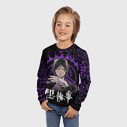Лонгслив детский Себастьян Михаэлис Демон, цвет: 3D-принт — фото 2