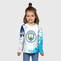 Лонгслив детский Manchester City - Футбольный клуб, цвет: 3D-принт — фото 2