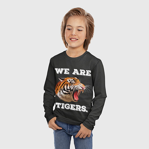 Детский лонгслив Тигр We are tigers / 3D-принт – фото 3