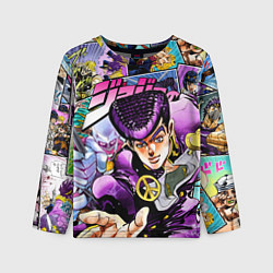 Лонгслив детский JoJos Bizarre Adventure: Josuke, цвет: 3D-принт