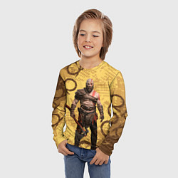 Лонгслив детский God of War Kratos Год оф Вар Кратос, цвет: 3D-принт — фото 2
