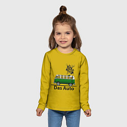 Лонгслив детский Фольцваген T1, цвет: 3D-принт — фото 2