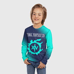 Лонгслив детский FINAL FANTASY XIV - МЕТЕОР - Градиент, цвет: 3D-принт — фото 2