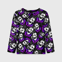 Детский лонгслив JOJO KILLER QUEEN КОРОЛЕВА УБИЙЦА УЗОР