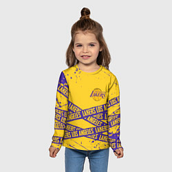 Лонгслив детский LAKERS SPORT LINE STYLE NBA, цвет: 3D-принт — фото 2