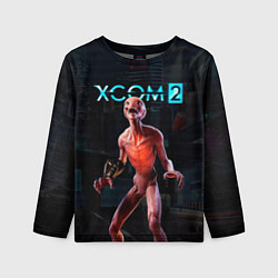 Лонгслив детский XCOM пришелец, цвет: 3D-принт