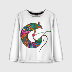 Лонгслив детский Броненосец, цвет: 3D-принт