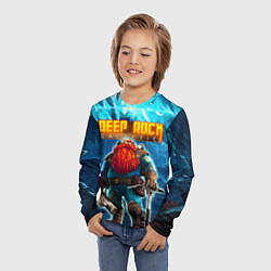 Лонгслив детский Deep Rock Galactic Scout, цвет: 3D-принт — фото 2
