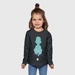 Лонгслив детский SUCROSE САХАРОЗА ГЕНШИН ИМПАКТ, цвет: 3D-принт — фото 2