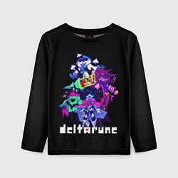 Лонгслив детский DELTARUNE РУНА ДЕЛЬТА ГЕРОИ ИГРЫ, цвет: 3D-принт