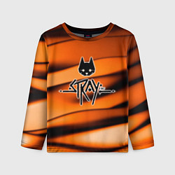 Детский лонгслив Stray Логотип