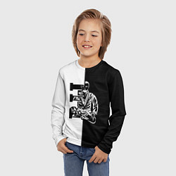 Лонгслив детский BJJ, цвет: 3D-принт — фото 2