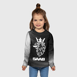 Лонгслив детский SAAB Звезды, цвет: 3D-принт — фото 2