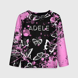 Лонгслив детский Adele - Бабочки, цвет: 3D-принт
