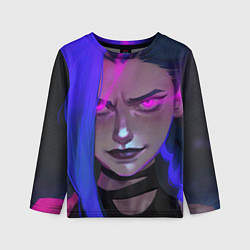 Лонгслив детский League Of Legends Arcane ДЖИНКС Jinx Powder, цвет: 3D-принт