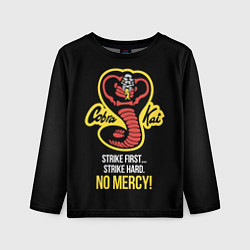 Детский лонгслив Cobra Kai - No mercy!